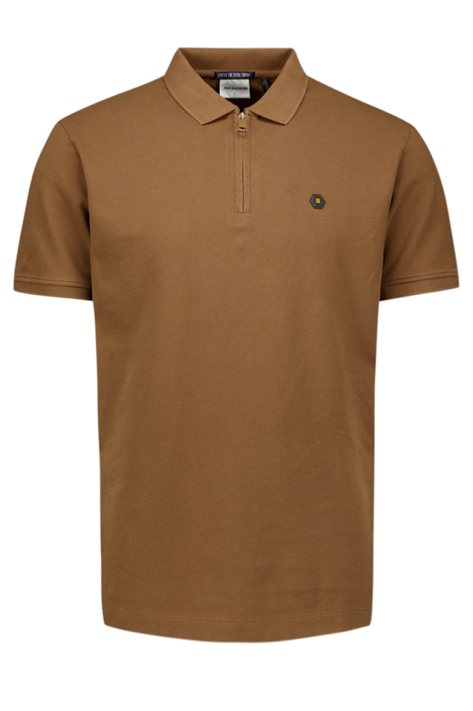 POLO MET KORTE MOUWEN 28380422 140 CAMEL
